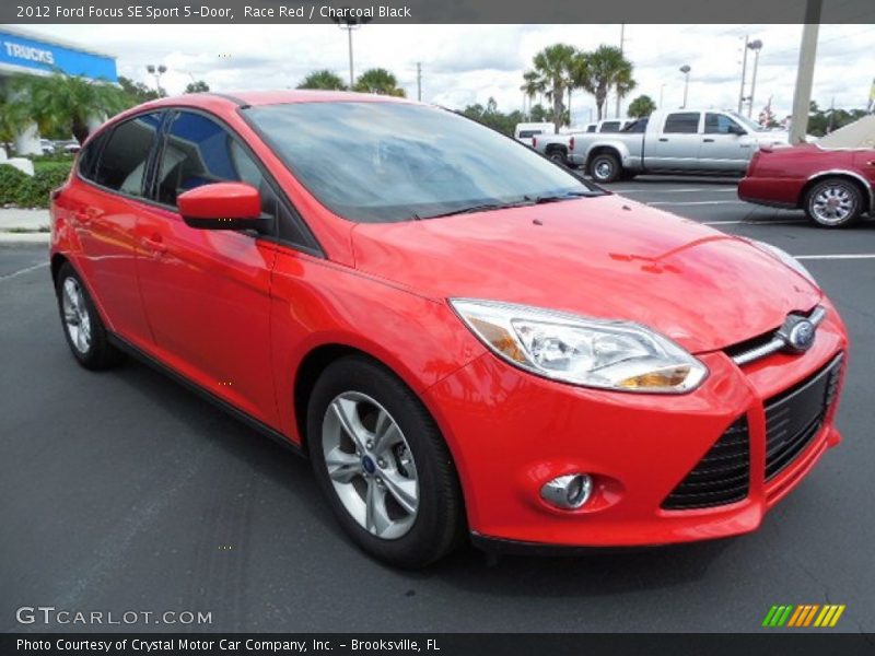 Race Red / Charcoal Black 2012 Ford Focus SE Sport 5-Door