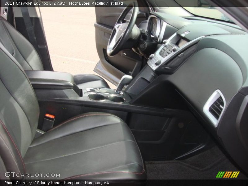 Mocha Steel Metallic / Jet Black 2011 Chevrolet Equinox LTZ AWD