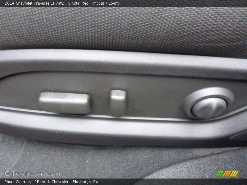 Crystal Red Tintcoat / Ebony 2014 Chevrolet Traverse LT AWD