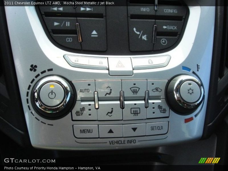 Mocha Steel Metallic / Jet Black 2011 Chevrolet Equinox LTZ AWD