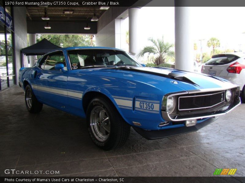 Grabber Blue / Black 1970 Ford Mustang Shelby GT350 Coupe