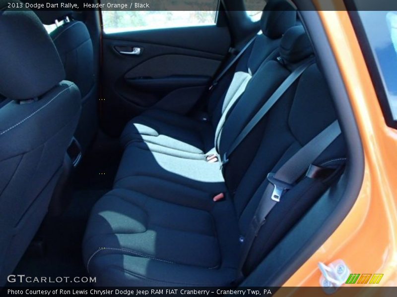 Header Orange / Black 2013 Dodge Dart Rallye