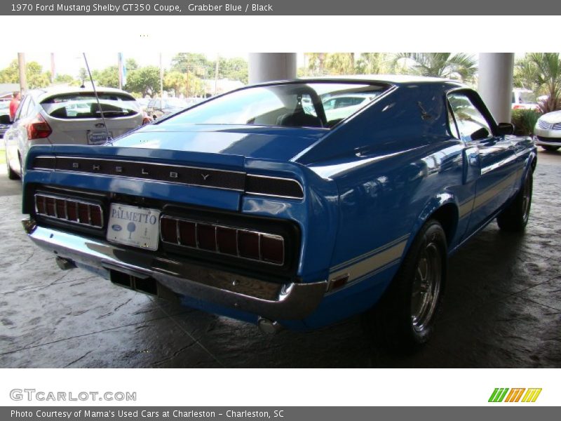 Grabber Blue / Black 1970 Ford Mustang Shelby GT350 Coupe