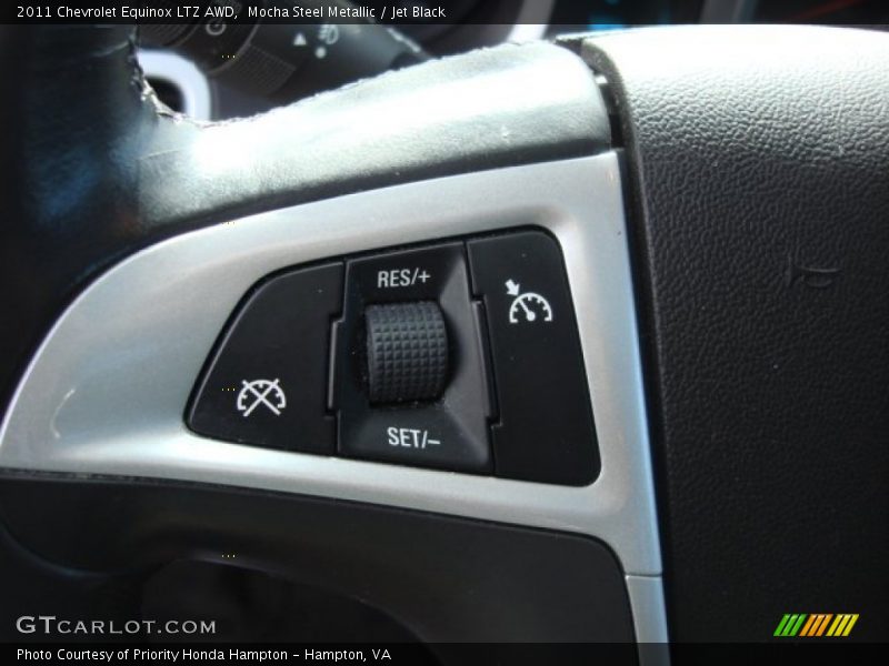 Mocha Steel Metallic / Jet Black 2011 Chevrolet Equinox LTZ AWD