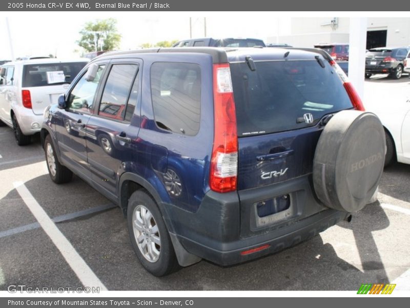Eternal Blue Pearl / Black 2005 Honda CR-V EX 4WD