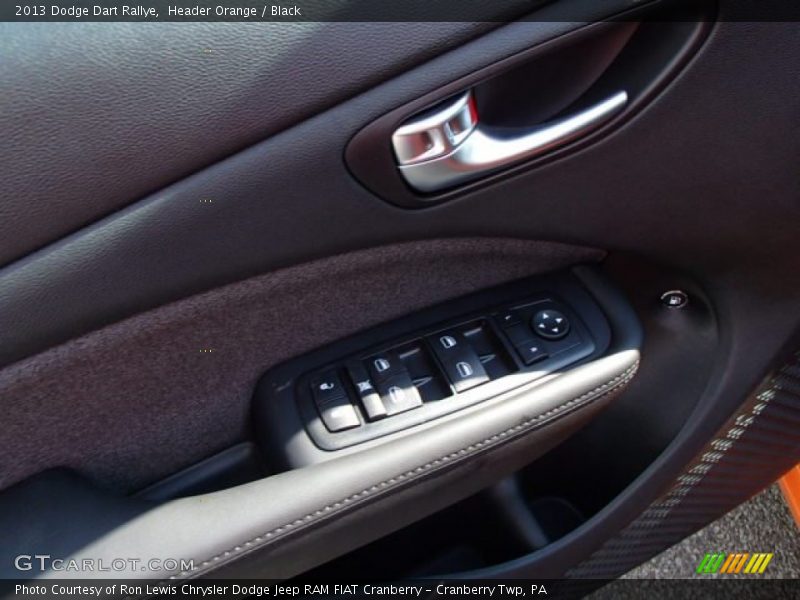 Header Orange / Black 2013 Dodge Dart Rallye