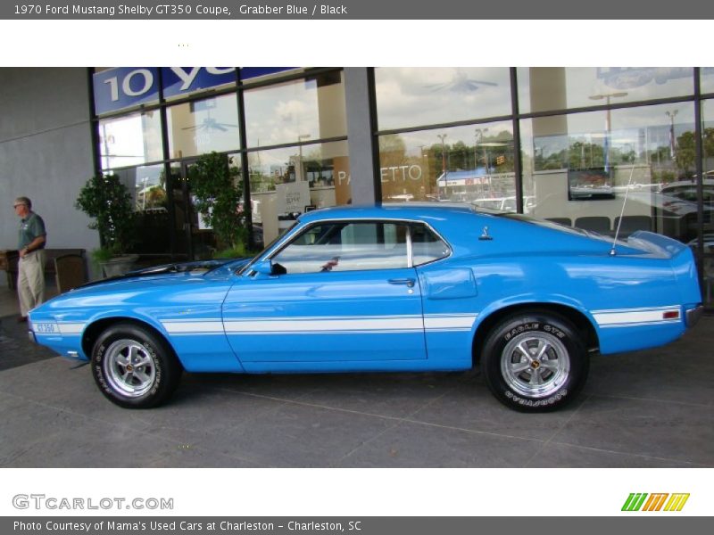 Grabber Blue / Black 1970 Ford Mustang Shelby GT350 Coupe