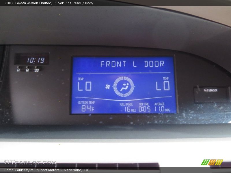 Silver Pine Pearl / Ivory 2007 Toyota Avalon Limited