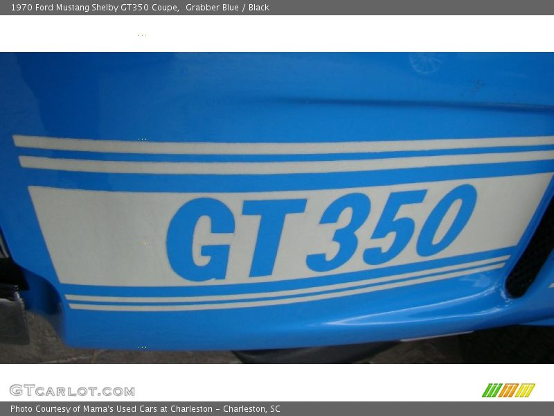 Grabber Blue / Black 1970 Ford Mustang Shelby GT350 Coupe