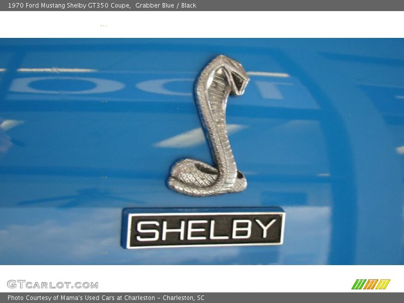 Grabber Blue / Black 1970 Ford Mustang Shelby GT350 Coupe