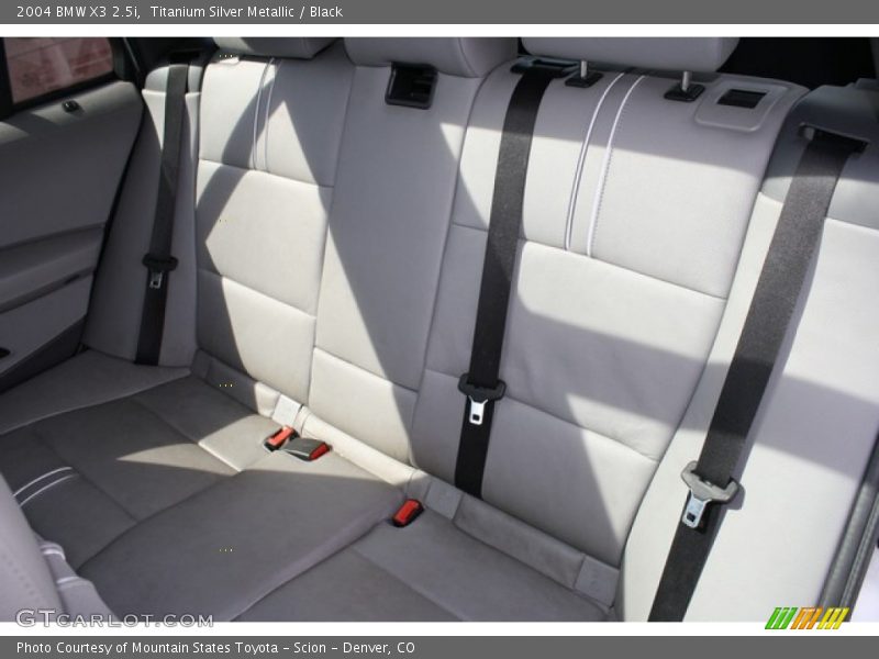 Titanium Silver Metallic / Black 2004 BMW X3 2.5i