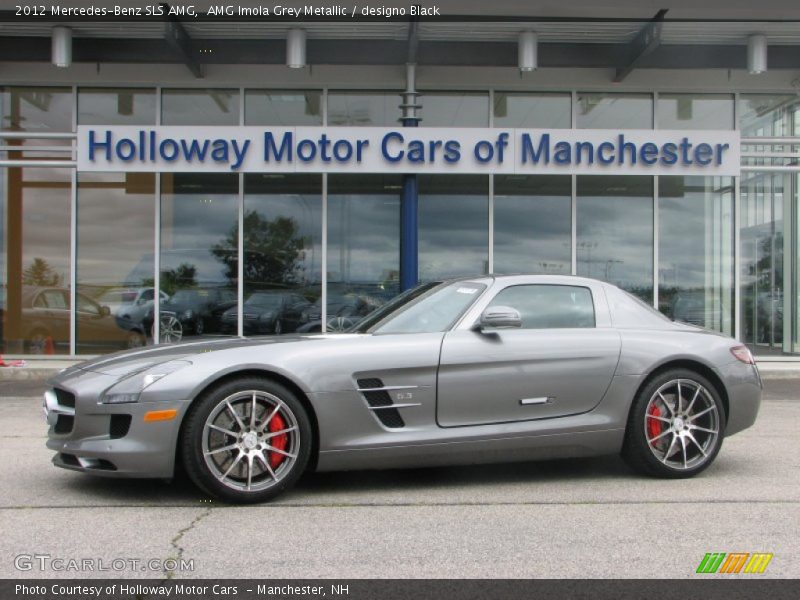 AMG Imola Grey Metallic / designo Black 2012 Mercedes-Benz SLS AMG