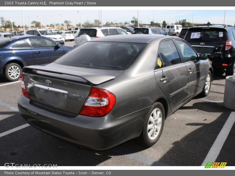 Phantom Gray Pearl / Stone 2003 Toyota Camry XLE