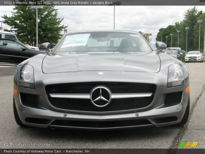 AMG Imola Grey Metallic / designo Black 2012 Mercedes-Benz SLS AMG