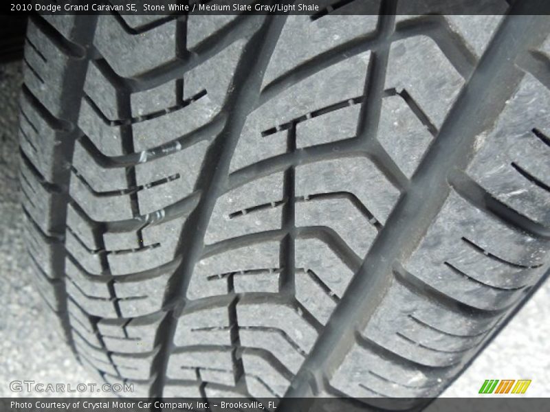 Stone White / Medium Slate Gray/Light Shale 2010 Dodge Grand Caravan SE
