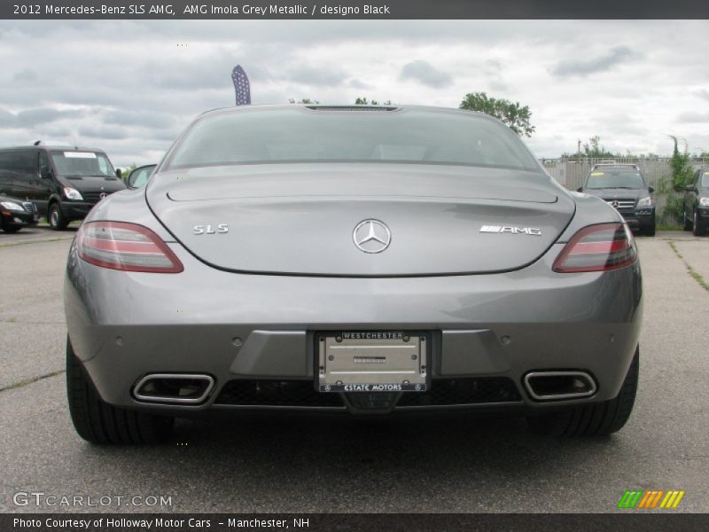 AMG Imola Grey Metallic / designo Black 2012 Mercedes-Benz SLS AMG