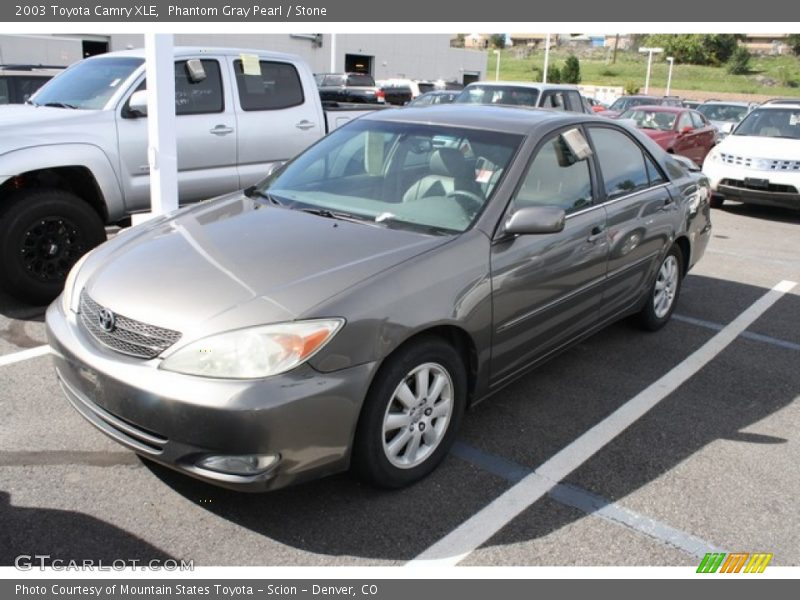 Phantom Gray Pearl / Stone 2003 Toyota Camry XLE
