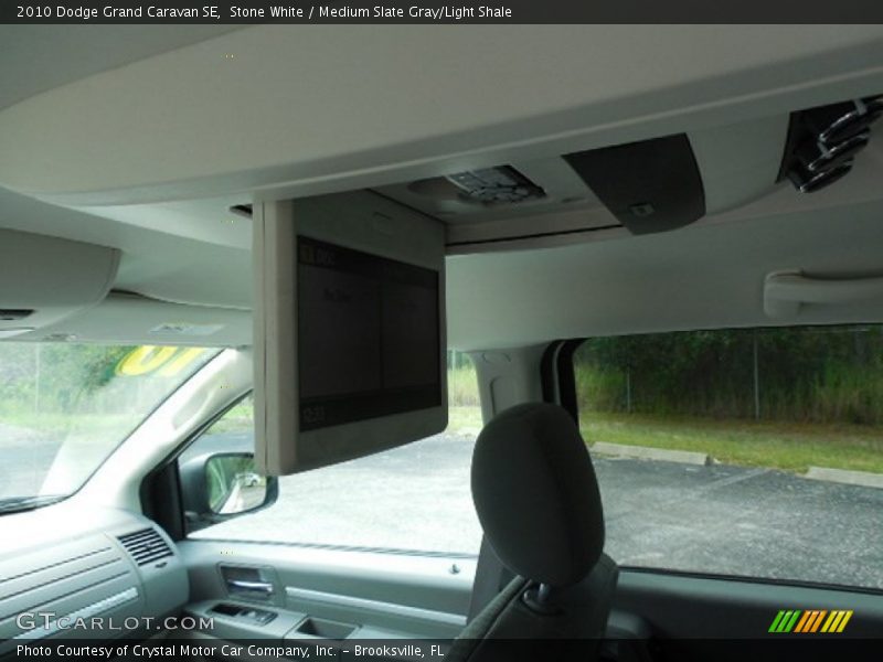 Stone White / Medium Slate Gray/Light Shale 2010 Dodge Grand Caravan SE