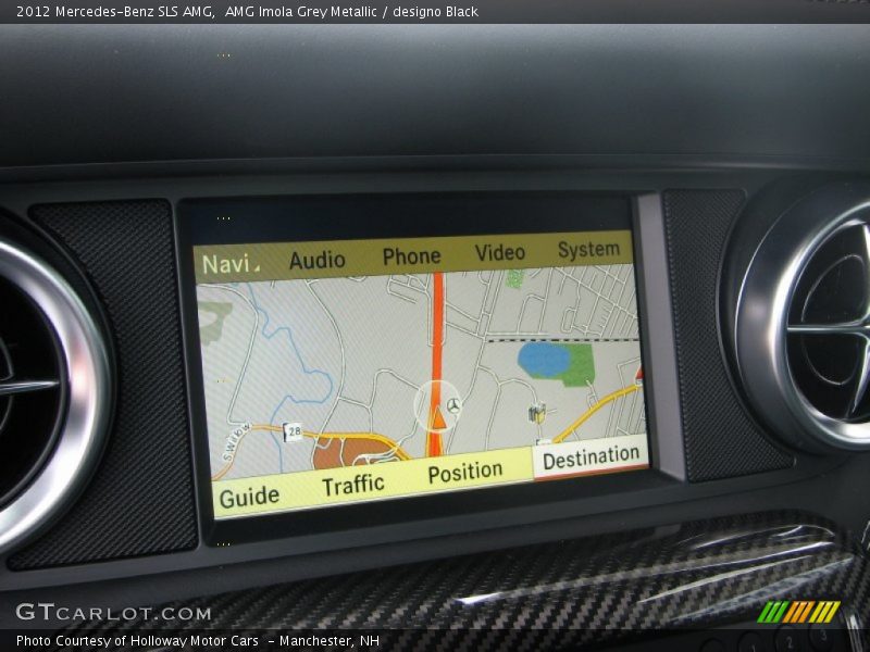 Navigation of 2012 SLS AMG