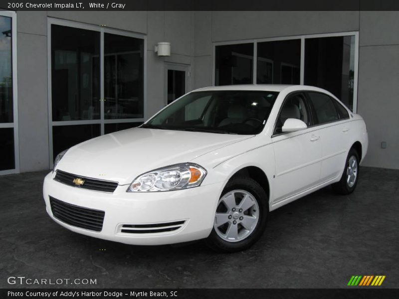 White / Gray 2006 Chevrolet Impala LT