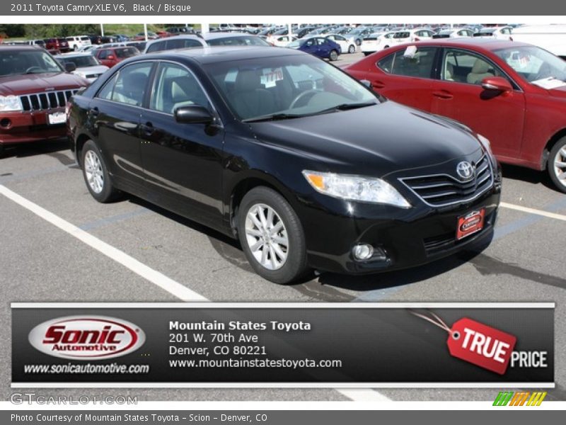 Black / Bisque 2011 Toyota Camry XLE V6