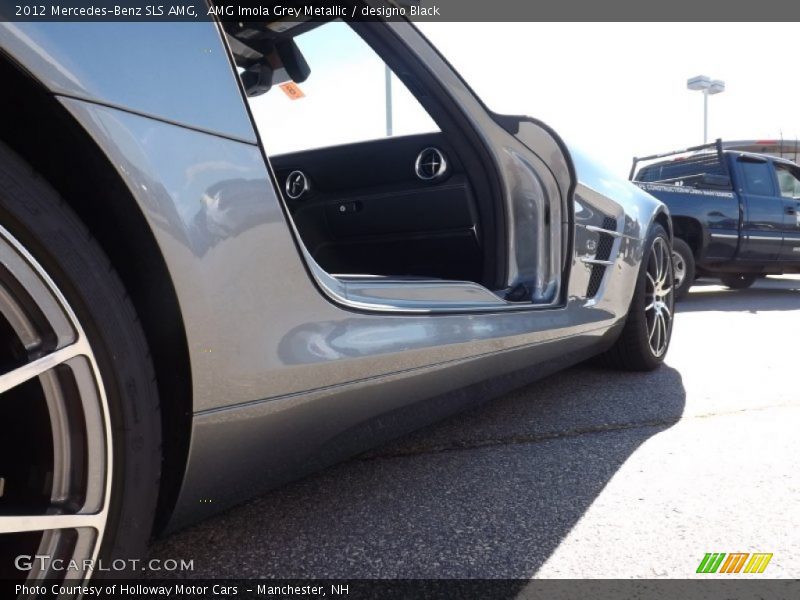 AMG Imola Grey Metallic / designo Black 2012 Mercedes-Benz SLS AMG