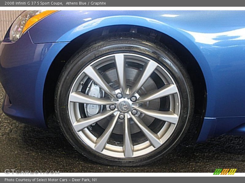 Athens Blue / Graphite 2008 Infiniti G 37 S Sport Coupe