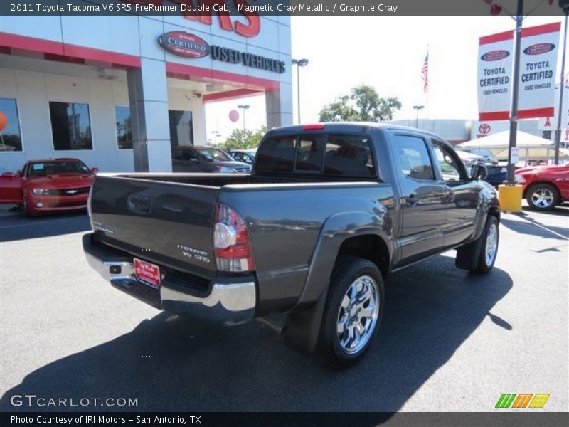 Magnetic Gray Metallic / Graphite Gray 2011 Toyota Tacoma V6 SR5 PreRunner Double Cab