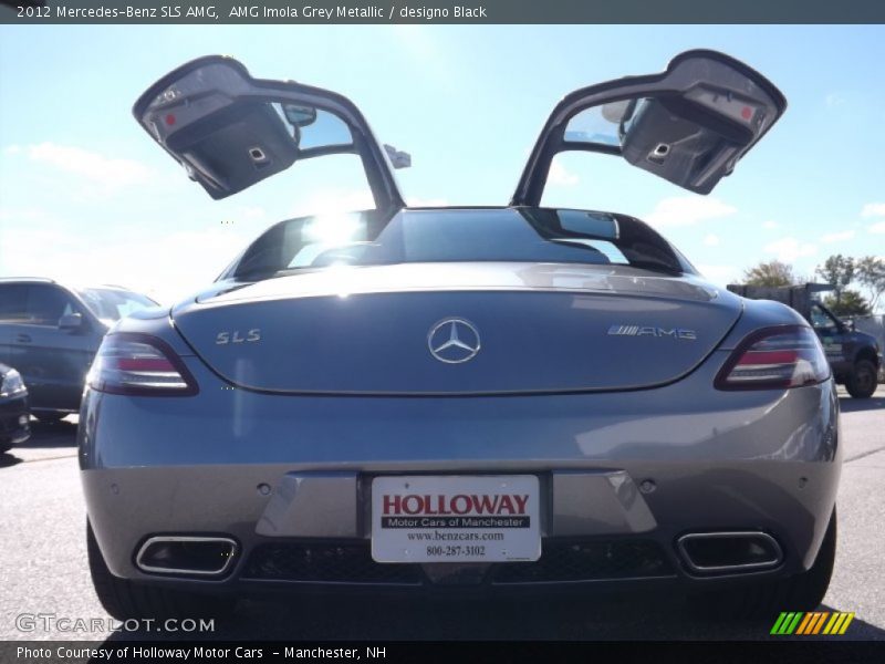 AMG Imola Grey Metallic / designo Black 2012 Mercedes-Benz SLS AMG