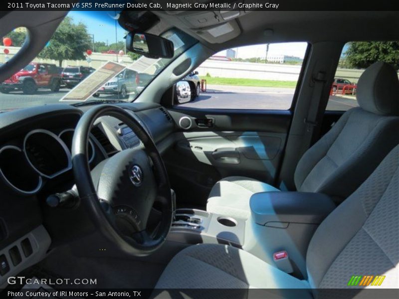 Magnetic Gray Metallic / Graphite Gray 2011 Toyota Tacoma V6 SR5 PreRunner Double Cab