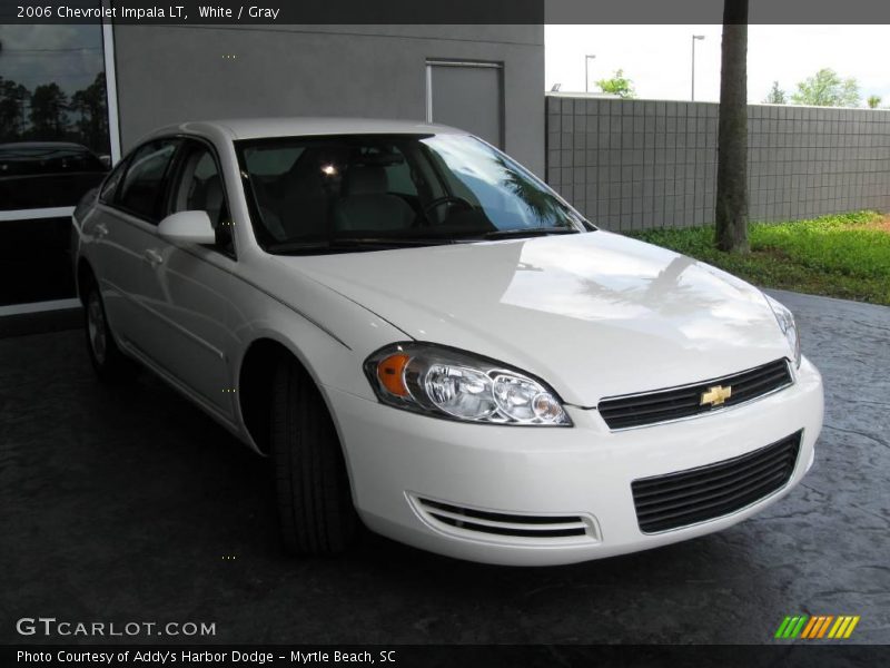 White / Gray 2006 Chevrolet Impala LT