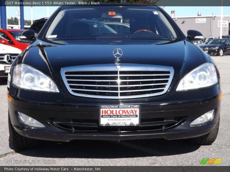 Black / Black 2007 Mercedes-Benz S 550 4Matic Sedan