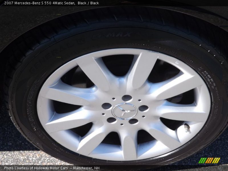 Black / Black 2007 Mercedes-Benz S 550 4Matic Sedan