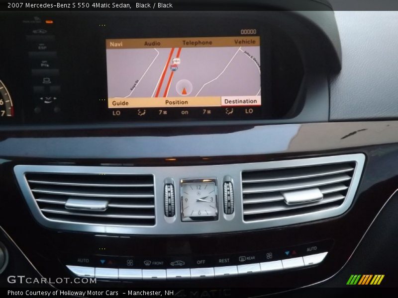 Black / Black 2007 Mercedes-Benz S 550 4Matic Sedan