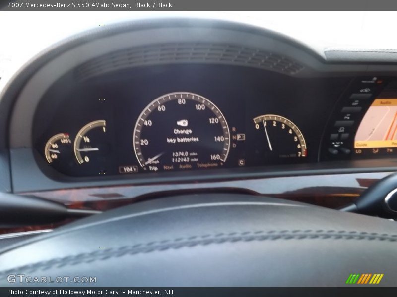 Black / Black 2007 Mercedes-Benz S 550 4Matic Sedan