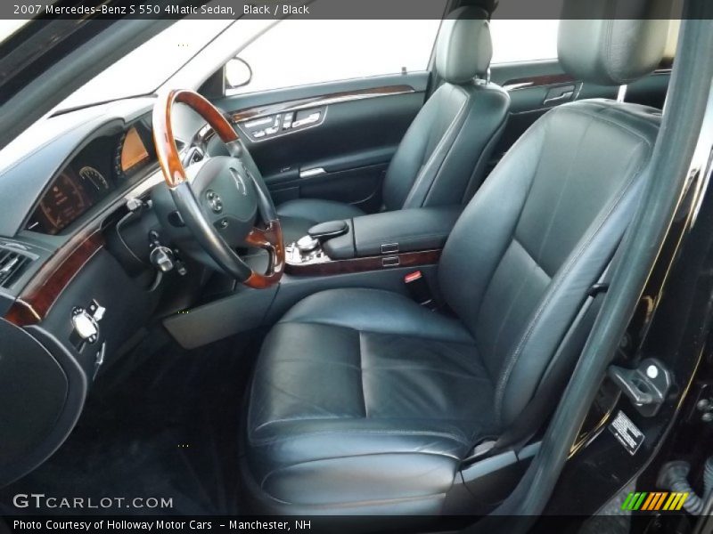 Black / Black 2007 Mercedes-Benz S 550 4Matic Sedan