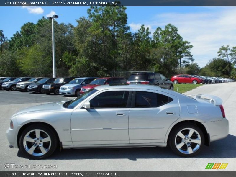 Bright Silver Metallic / Dark Slate Gray 2010 Dodge Charger R/T