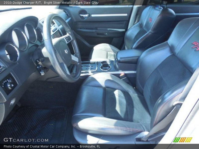 Bright Silver Metallic / Dark Slate Gray 2010 Dodge Charger R/T
