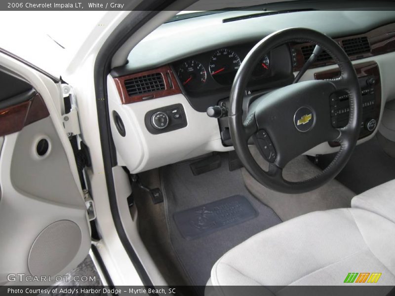 White / Gray 2006 Chevrolet Impala LT