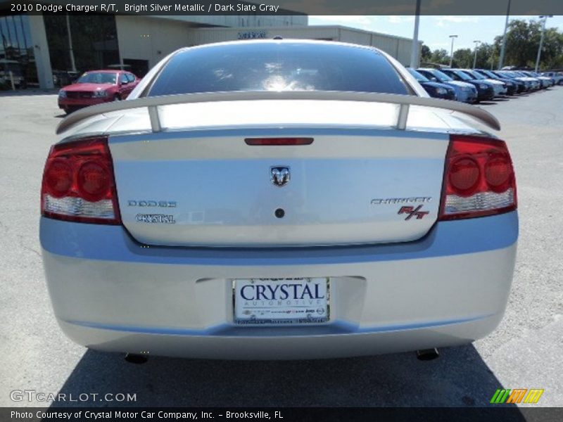 Bright Silver Metallic / Dark Slate Gray 2010 Dodge Charger R/T