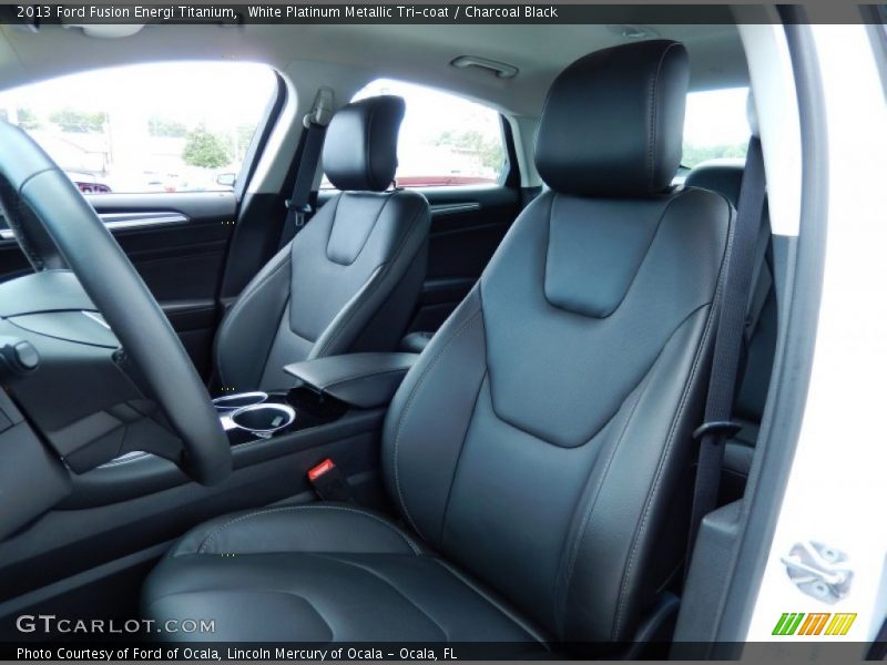 Front Seat of 2013 Fusion Energi Titanium