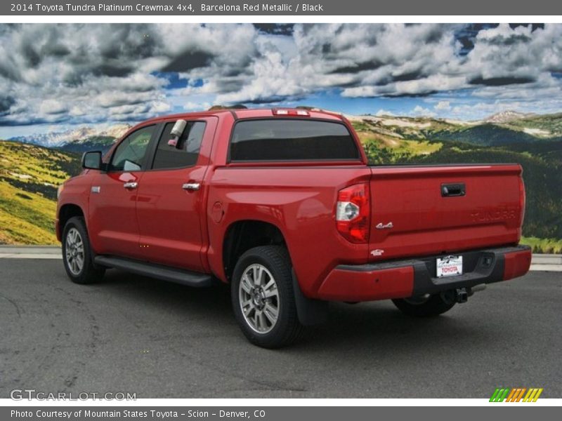 Barcelona Red Metallic / Black 2014 Toyota Tundra Platinum Crewmax 4x4