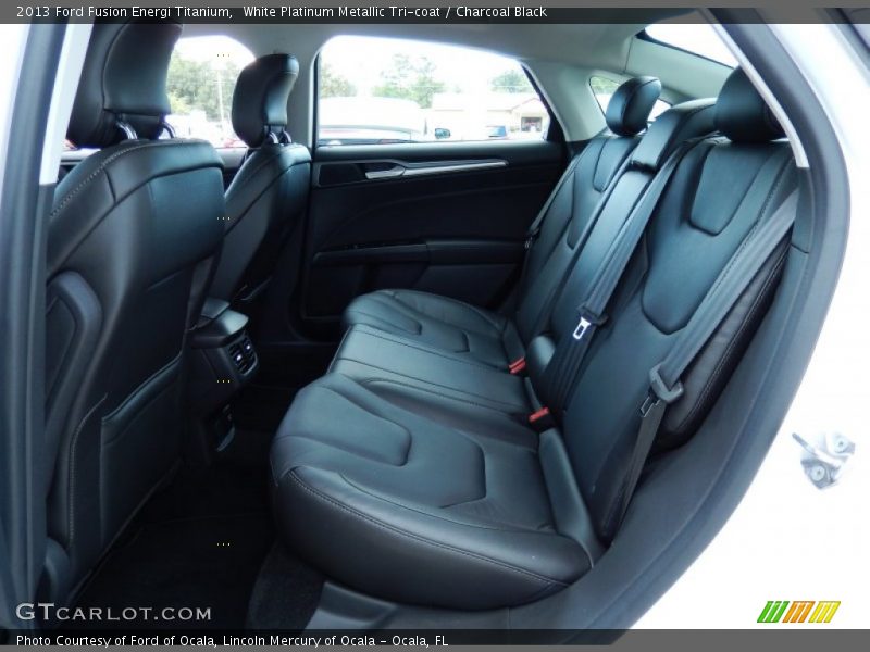 Rear Seat of 2013 Fusion Energi Titanium