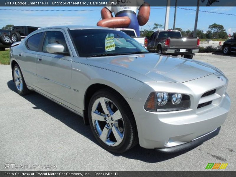 Bright Silver Metallic / Dark Slate Gray 2010 Dodge Charger R/T