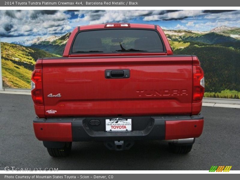 Barcelona Red Metallic / Black 2014 Toyota Tundra Platinum Crewmax 4x4