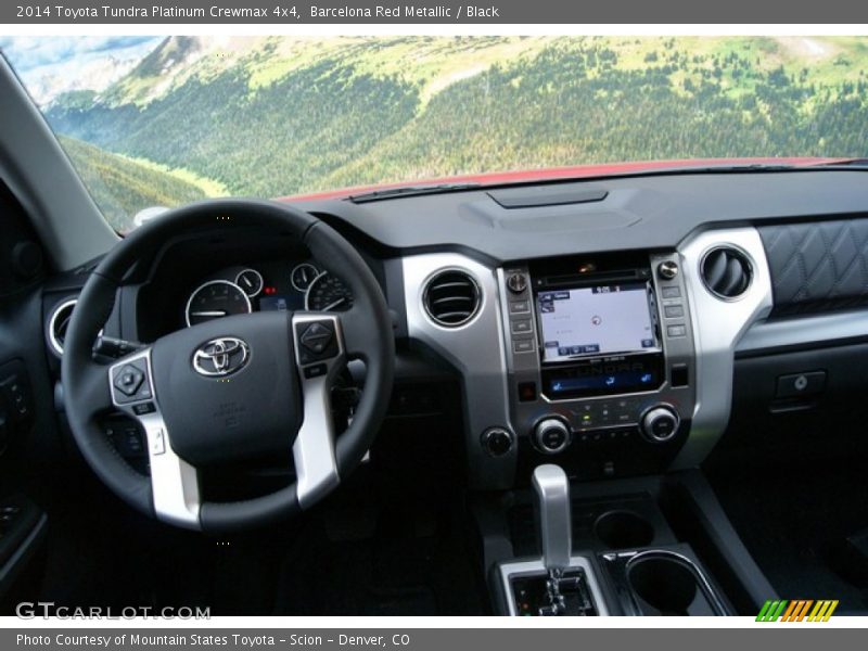 Barcelona Red Metallic / Black 2014 Toyota Tundra Platinum Crewmax 4x4