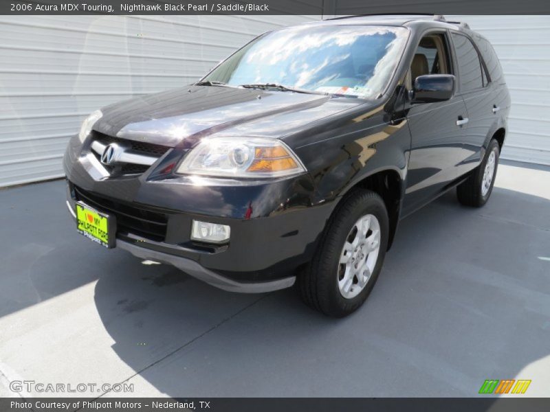 Nighthawk Black Pearl / Saddle/Black 2006 Acura MDX Touring