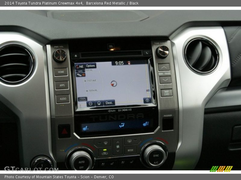 Barcelona Red Metallic / Black 2014 Toyota Tundra Platinum Crewmax 4x4