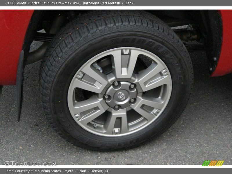 Barcelona Red Metallic / Black 2014 Toyota Tundra Platinum Crewmax 4x4