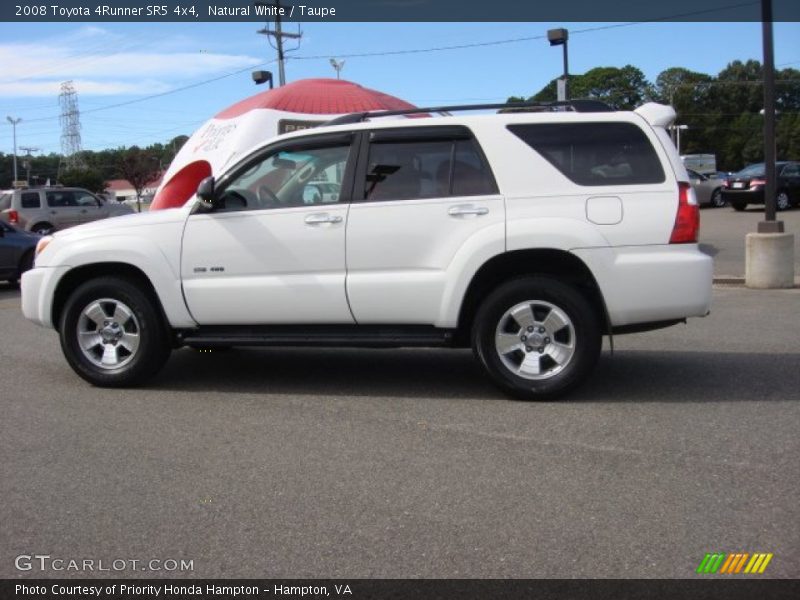 Natural White / Taupe 2008 Toyota 4Runner SR5 4x4